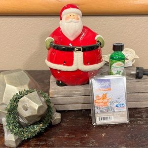 🐢REMOVING LISTING 1/5/26🐢 YANKEE CANDLE SANTA WAX/SCENT BUNDLE